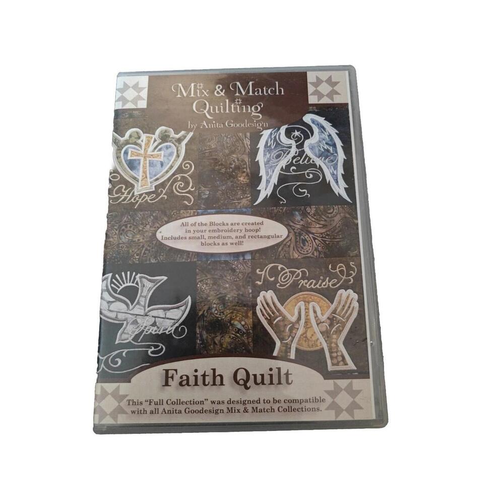 Faith Quilt Anita Goodesign Embroidery Machine Design CD